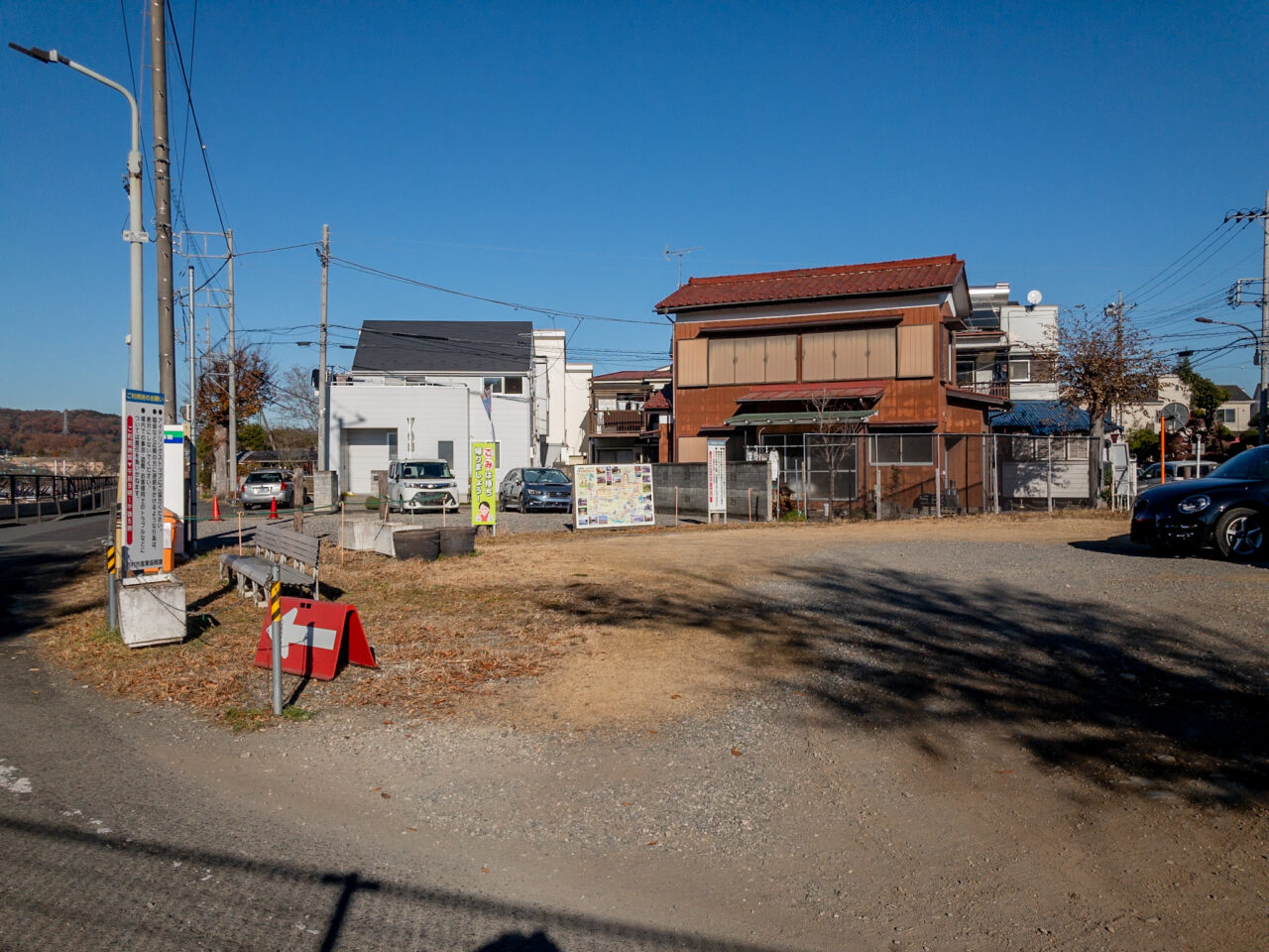 2024年12月 羽村堰 駐車場