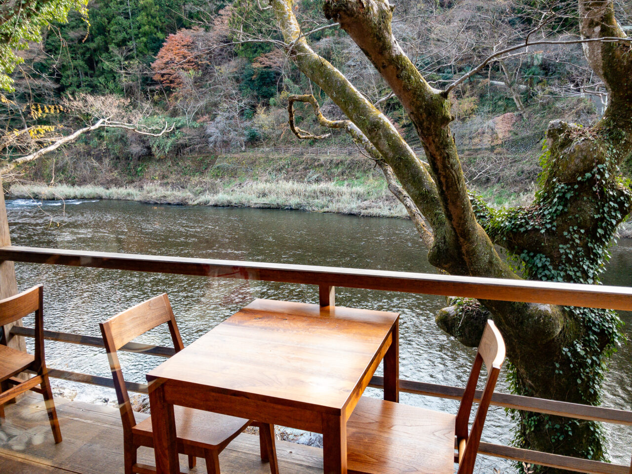 2024年12月 カフェ雫 テラス席