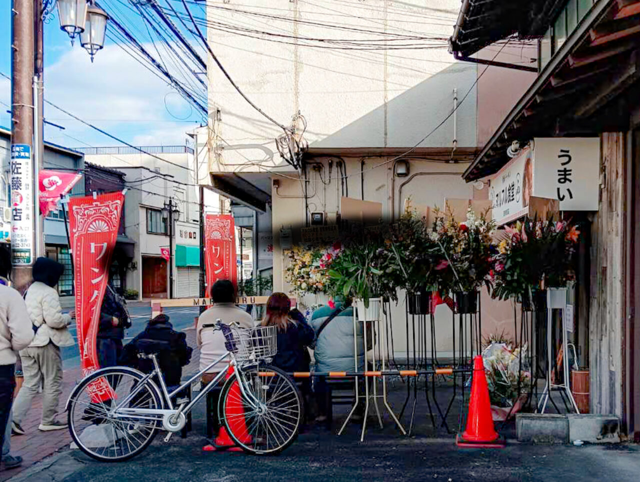 2025年1月 マルフル食堂店舗前