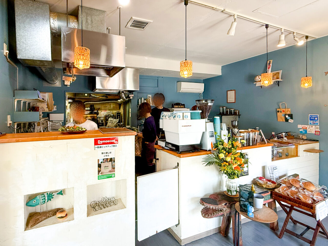 2025年5月 WABOKU CAFE カウンター