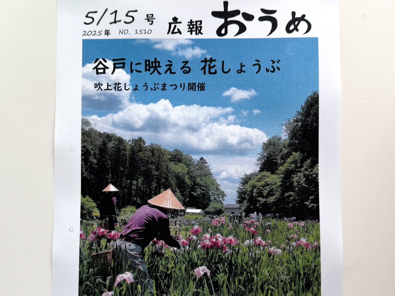 2025年5月 吹上花しょうぶまつり広報1