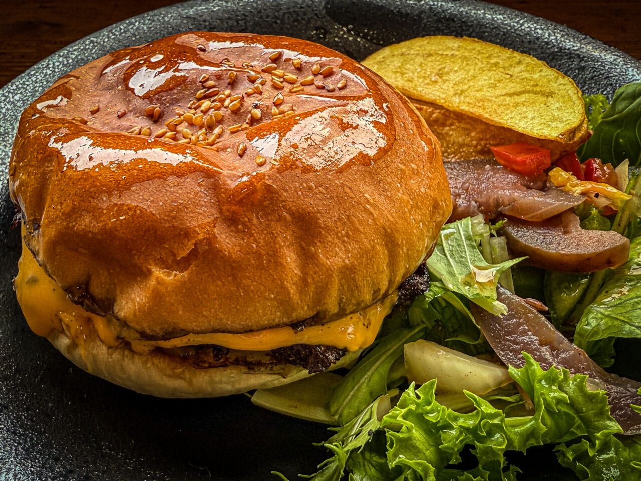 2025年7月 ome smash burger 杉屋 フライドオーオンスマッシュバーガー2