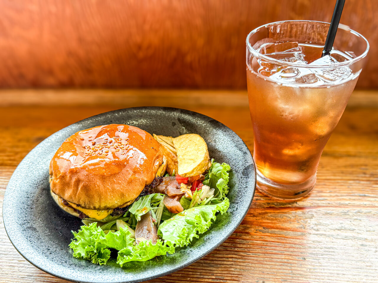 2025年7月 ome smash burger 杉屋 フライドオーオンスマッシュバーガー1