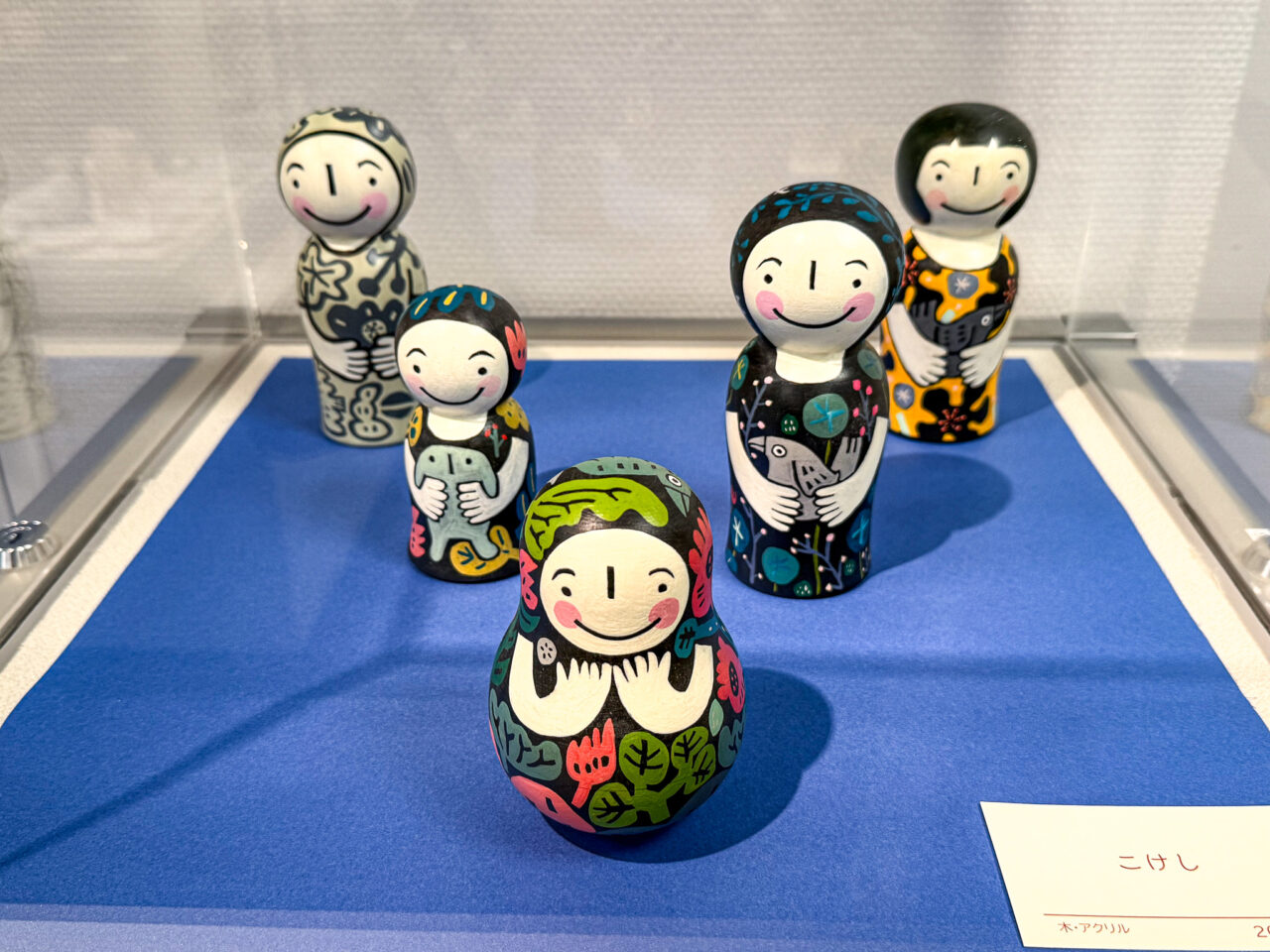 2025年7月 永野徹子 あそびの森展こけし