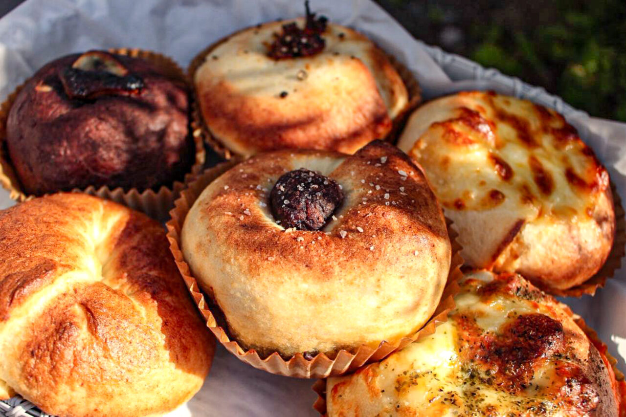 2025年8月 Toful Bagel cafe ベーグル1