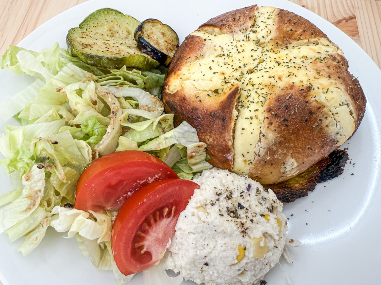 2025年8月 Toful Bagel cafe ランチプレート