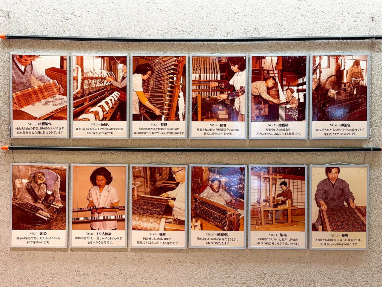 2025年10月 村山大島紬 工程