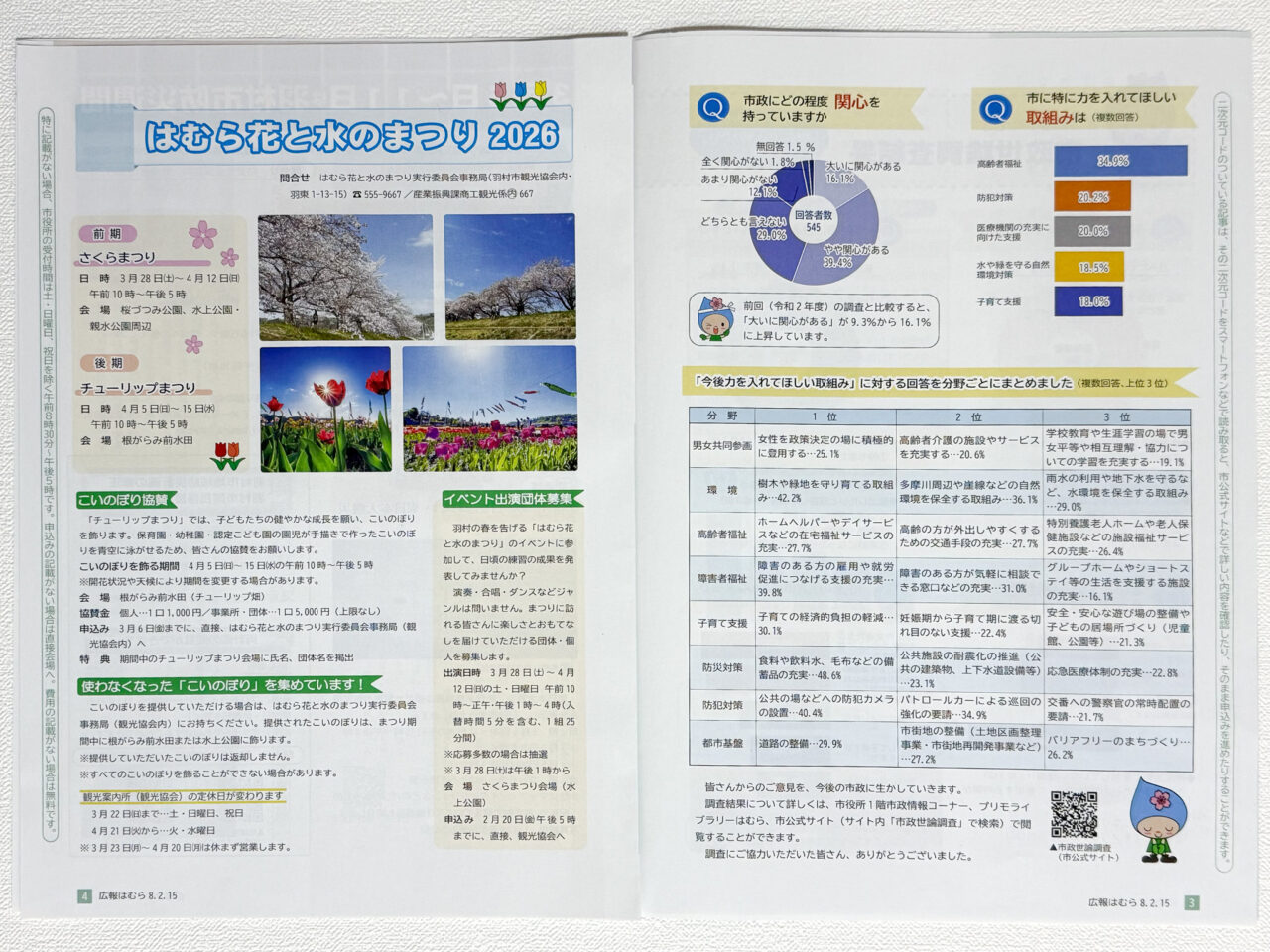 2026年2月 はむら花と水のまつり public relations 1