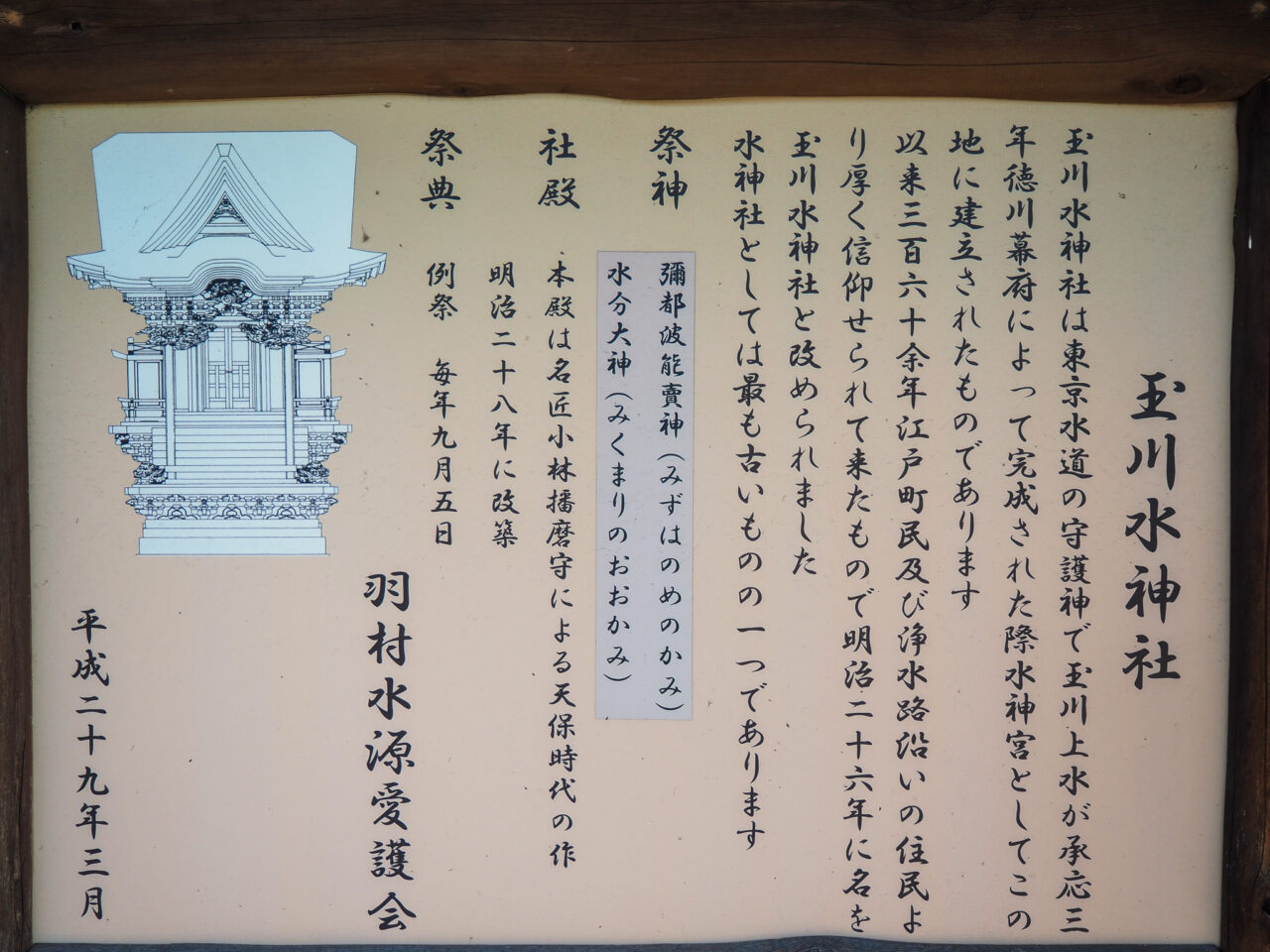 玉川水神社