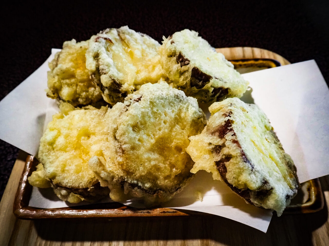 PotatoStorage ぽてすとの名物「焼き芋の天ぷら」
