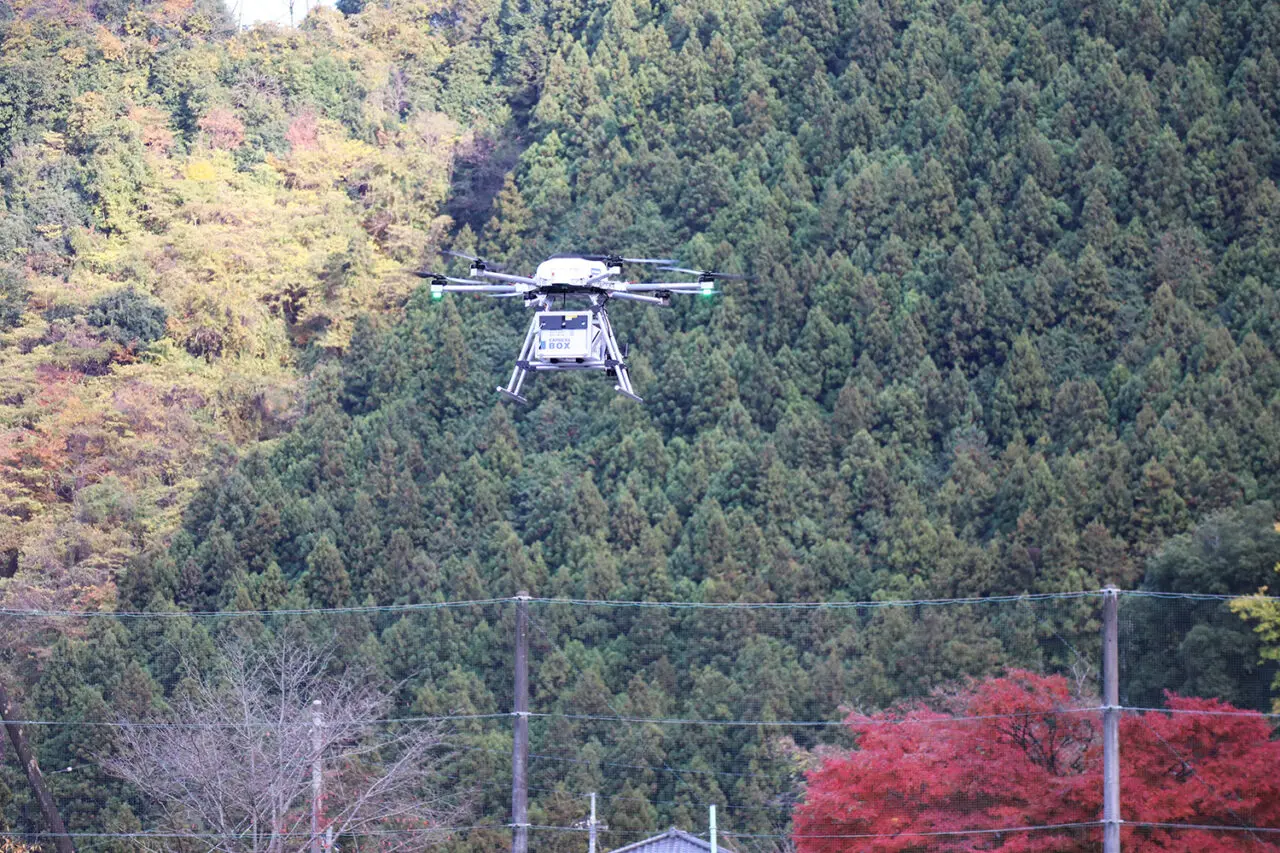 佐川急便のドローン配送実証実験