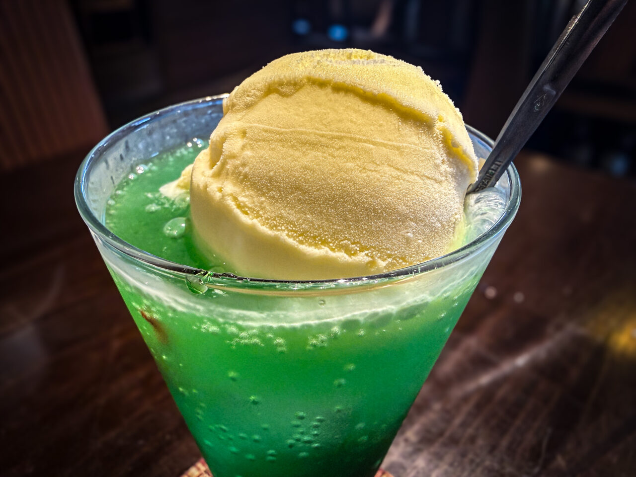ジロー珈琲のクリームソーダ