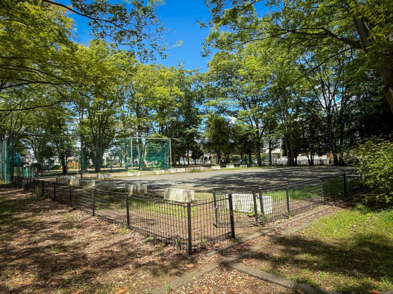 あさひ公園の広場