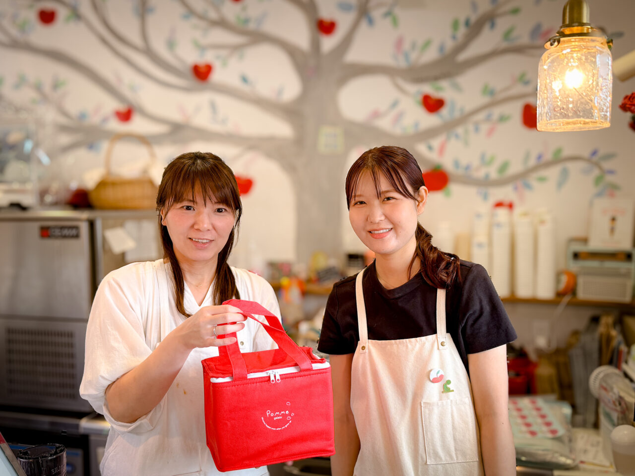 ポムジェラート店主さんと店員さん
