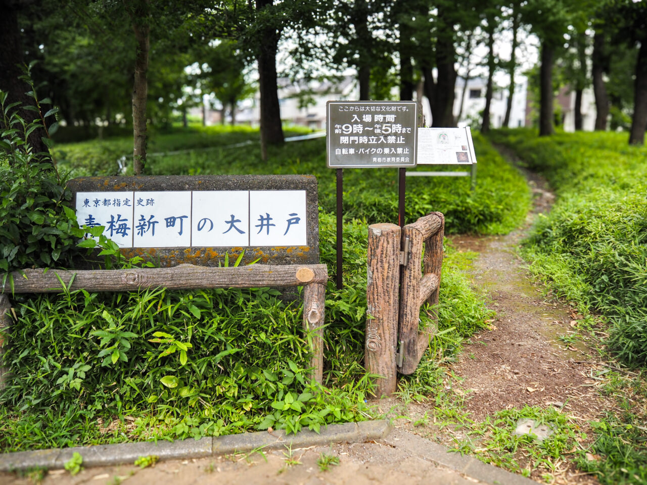 青梅新町の大井戸