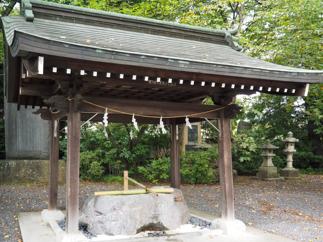 新町御嶽神社の手水舎