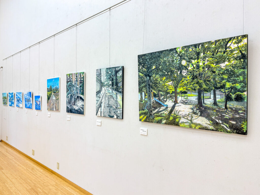 光と影の色鉛筆画作品展（林亮太）風景