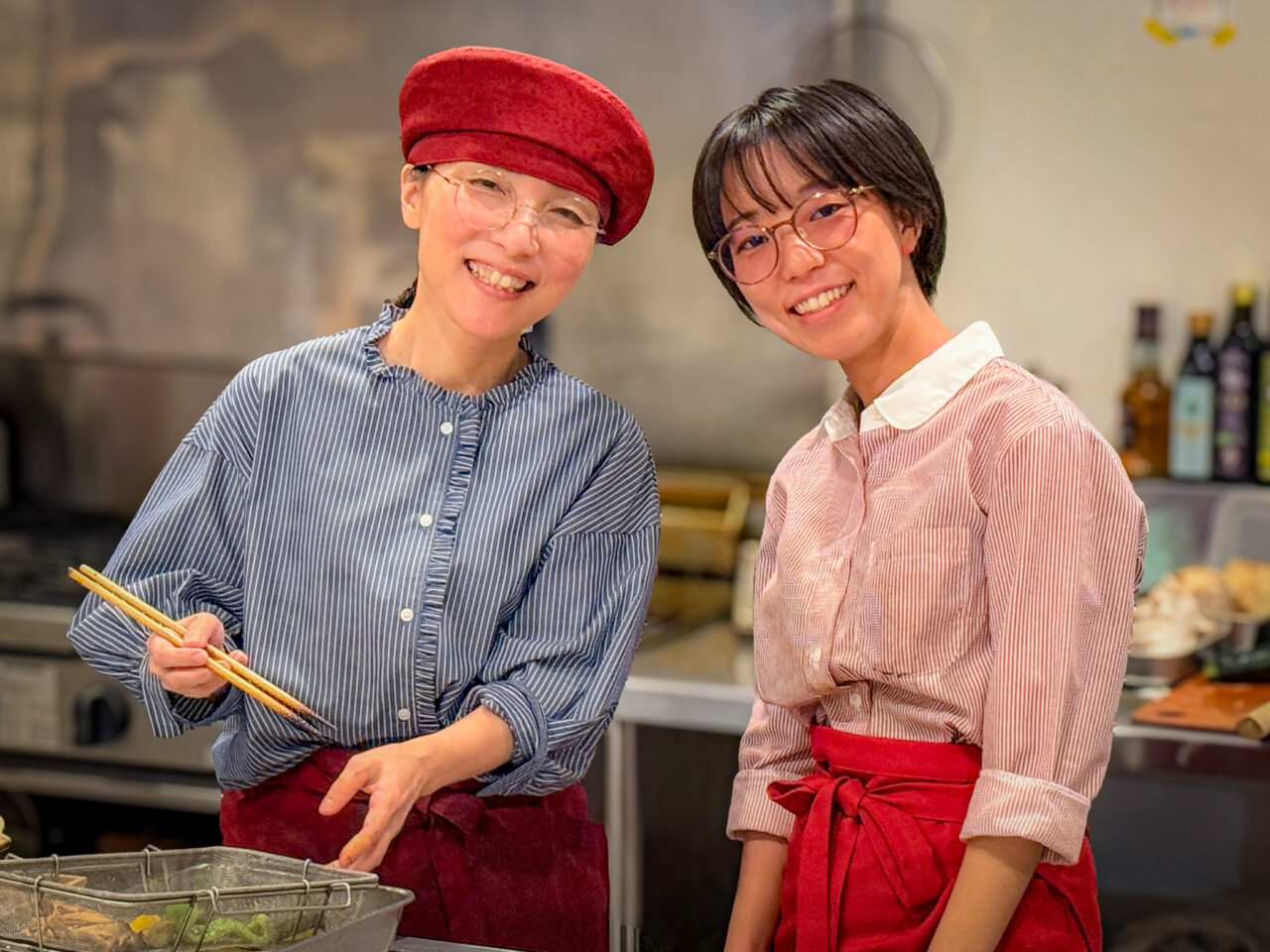 urrenderの店長さんと娘さん