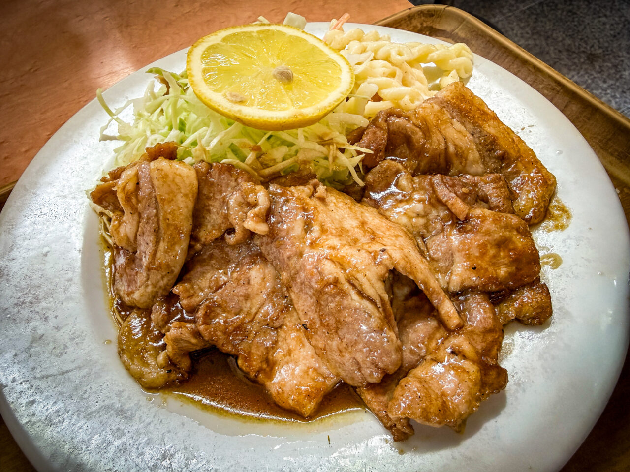 勝来軒の肉炒め