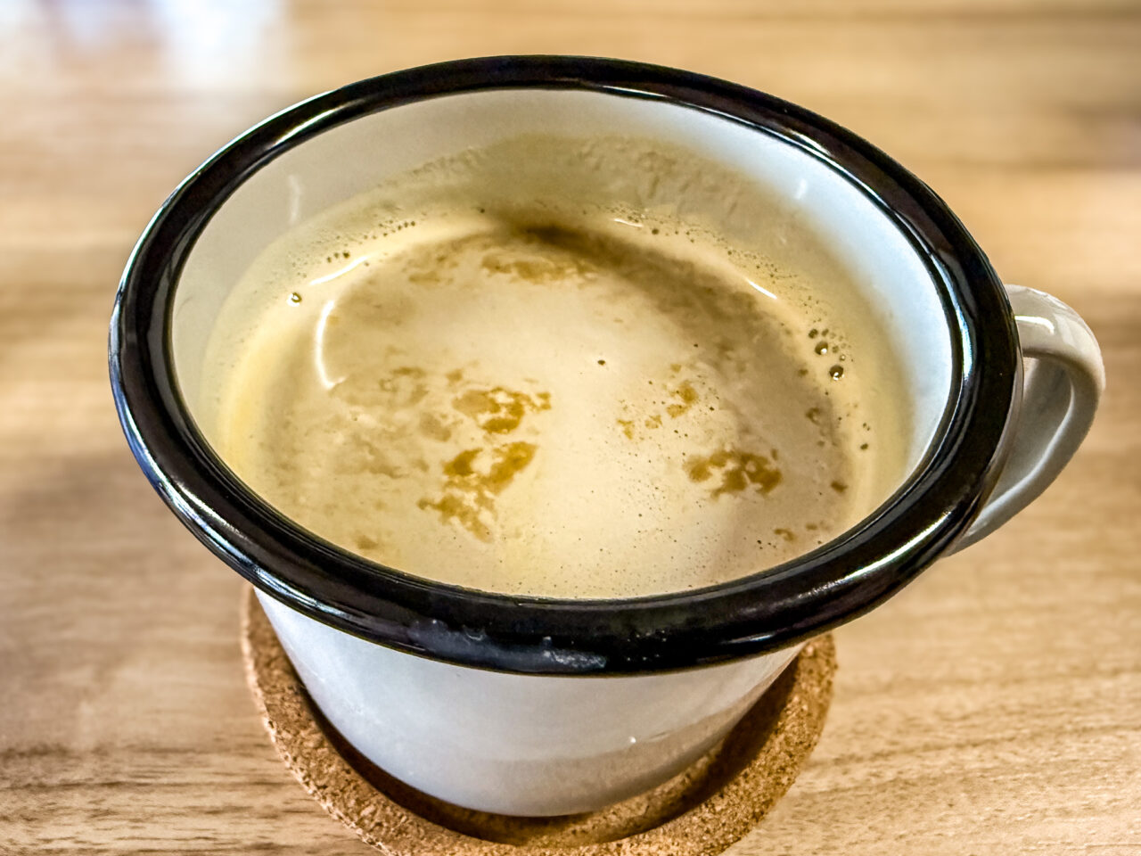 ルポランチのセットドリンク 豆乳ラテ